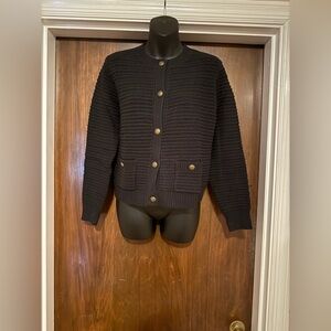 Loft Black Cardigan - Size S